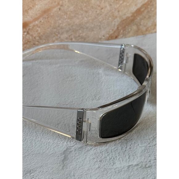 NEW Gucci GG1492SA Transparent Shielded Mask Sunglasses $360